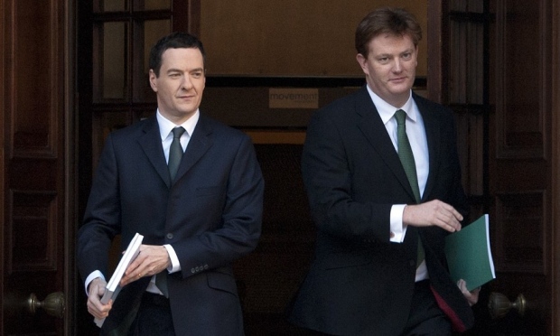 Danny Alexander (right) and the Chancellor George Osborne